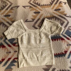 crochet crop top - Faherty